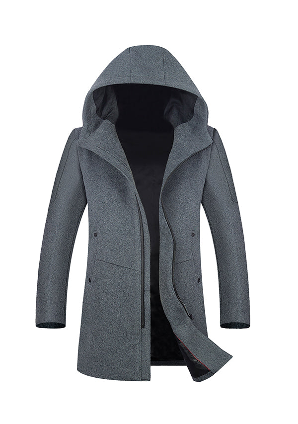 Zipper peacoat cheap